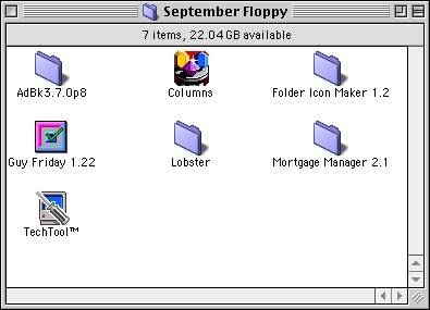 The Mac magazine September floppy