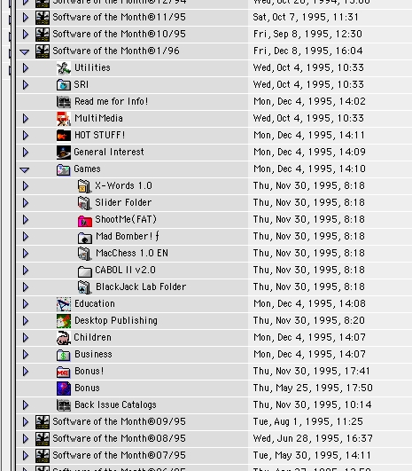 Software Of The Month Club Macintosh volumes